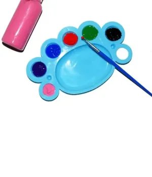 Multicolour Palettes Big Feet Shape
