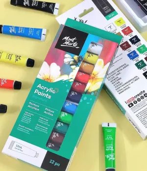 Mont Marte Acrylic Paints (Signature) 12pcs (12ml x 12)