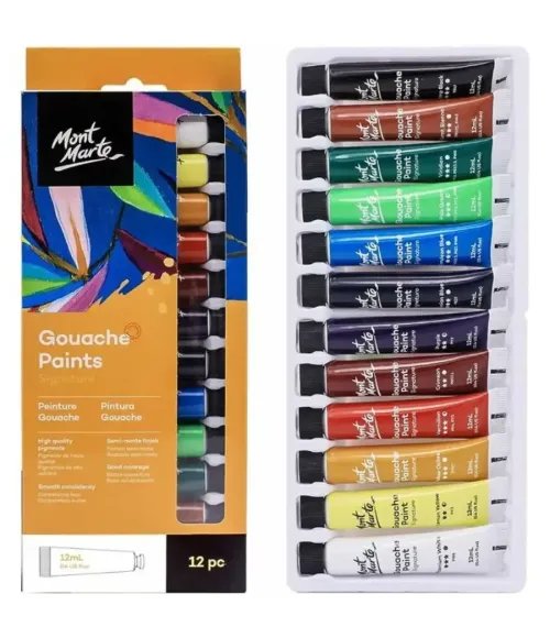 Mont Marte Acrylic Paints (Signature) 12pcs (12ml x 12)