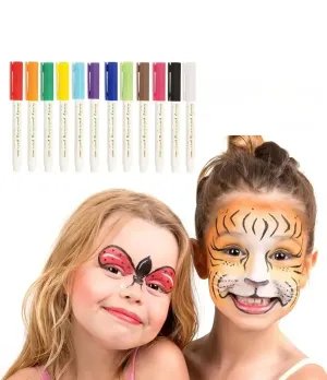 Pack of 12 Tattoo Pens Body Painting Marker
