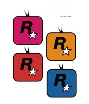 Rockstar R GTA car air freshener