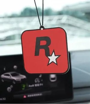 Rockstar R GTA car air freshener