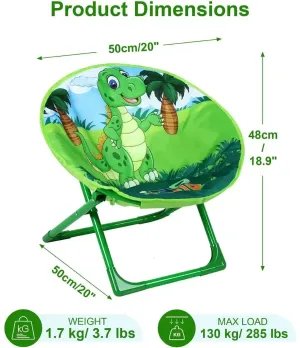 Kids Moon Chair  Camping Chairs - Folding Lightweight Comfy Chairs