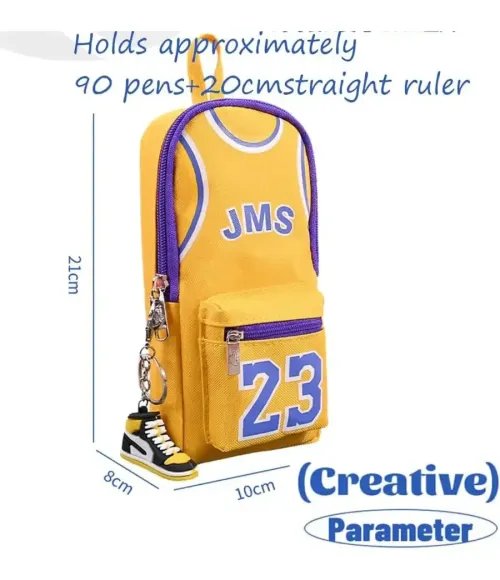 Basketball Pencil Case Large Capacity