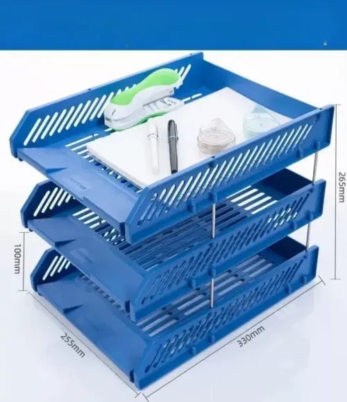 Office file rack 3-layer