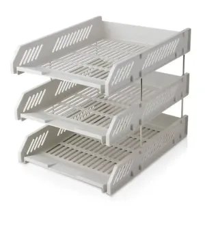 Office file rack 3-layer