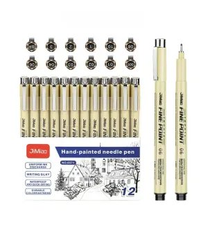 6-9-12 Pack of Drawing Pens: Perfect for Anime, Sketching, Calligraphy, and More
