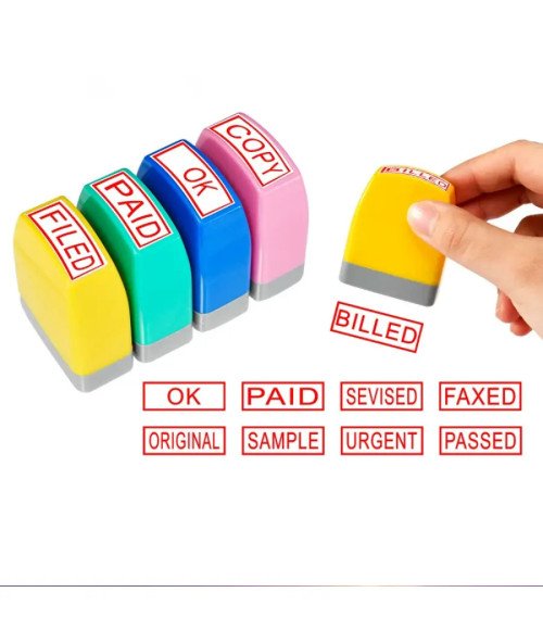 Home Office Business Rubber Stamp