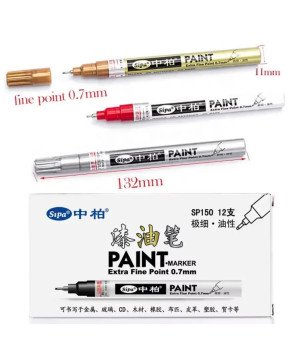 Sipa SP150 0.7mm High Performance Multicolor Marker Pen