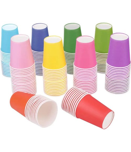 10pcs Colored paper cups