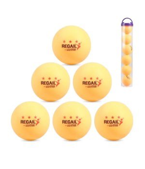 6pc 40mm 3-Star ABS Super Durable Table Tennis Balls
