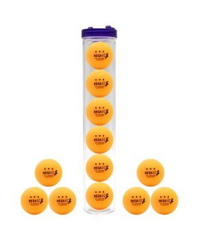 6pc 40mm 3-Star ABS Super Durable Table Tennis Balls
