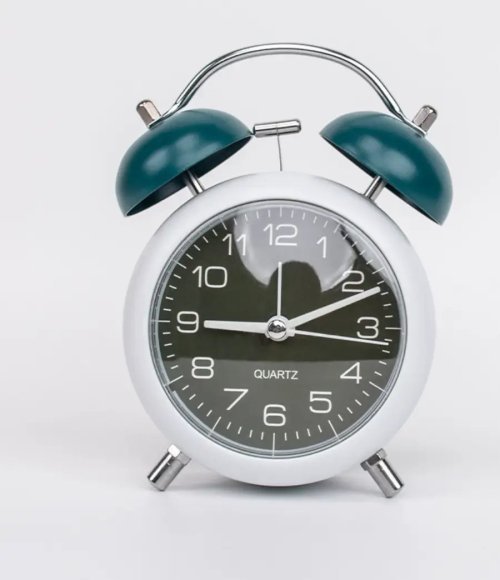 Super loud retro bell alarm clock 4-inch
