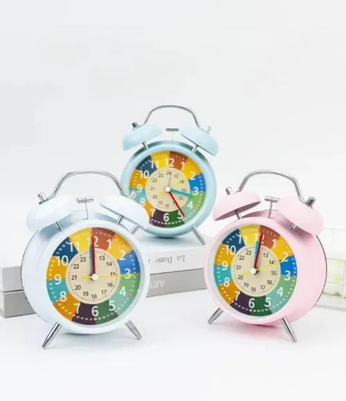 Super loud retro bell alarm clock 4-inch