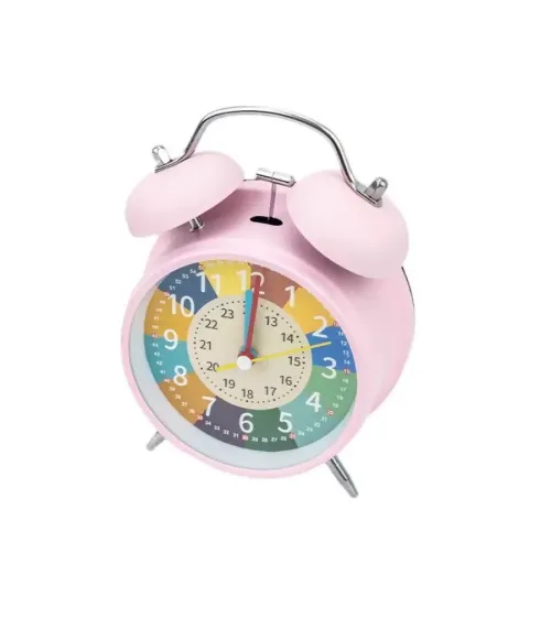 Super loud retro bell alarm clock 4-inch
