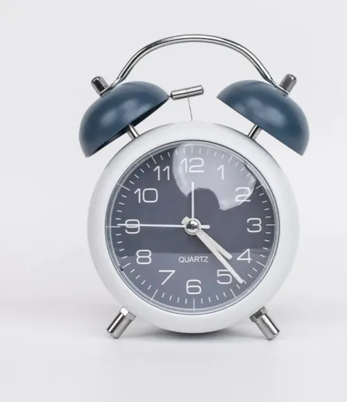 Super loud retro bell alarm clock 4-inch