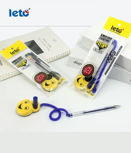 Leto Desktop Gel Ink ballpoint Pen 0.5mm Blue