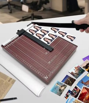 wooden base paper cutter, guillotine style manual paper cutters, wooden A3/A4 series paper cutters.