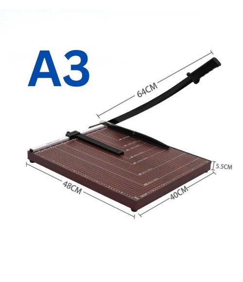 wooden base paper cutter, guillotine style manual paper cutters, wooden A3/A4 series paper cutters.