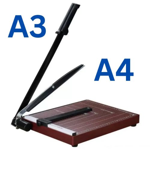 wooden base paper cutter, guillotine style manual paper cutters, wooden A3/A4 series paper cutters.