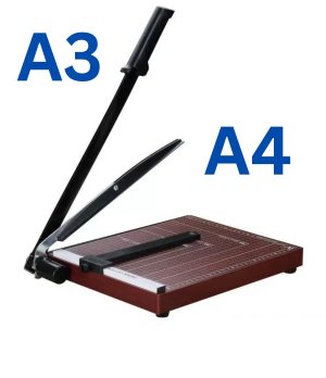 wooden base paper cutter, guillotine style manual paper cutters, wooden A3/A4 series paper cutters.