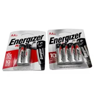 Energizer alkaline batteries AA sizes