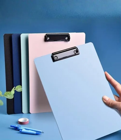 A4 foam board clip pad plastic hard board signature Morandi color