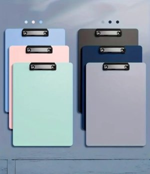A4 foam board clip pad plastic hard board signature Morandi color