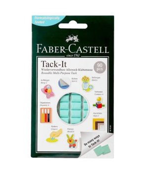 Faber-Castell Tack-It - Pack of 90 (Light Green) Adhesive 50g