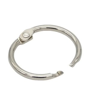 Binder Ring, Metal Book Ring Paper Ring Holder  Loose Leaf Binder Ring Clip 50pc pack