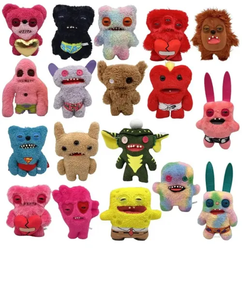 Fuggler Sprout Monster Tooth Monster Doll Ugly Cute Big Teeth Funny Figurine Laboratory Alien