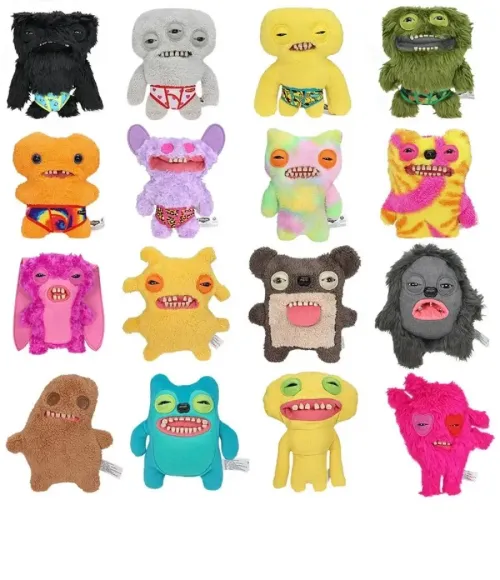 Fuggler Sprout Monster Tooth Monster Doll Ugly Cute Big Teeth Funny Figurine Laboratory Alien