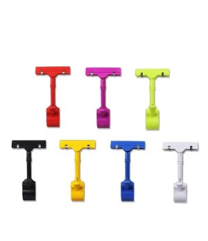 Colorful Shelf Price Label, Display Plastic Pop Holder Clips, Price Tag Holder, Price tag Display