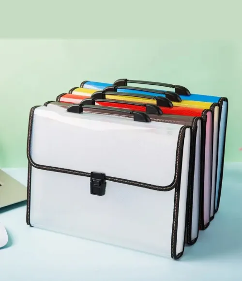 13 Pockets Expanding File Folder Organiser with Handle,  Accordion File Organiser, Plastic Document Wallet for Paperwork A4 +