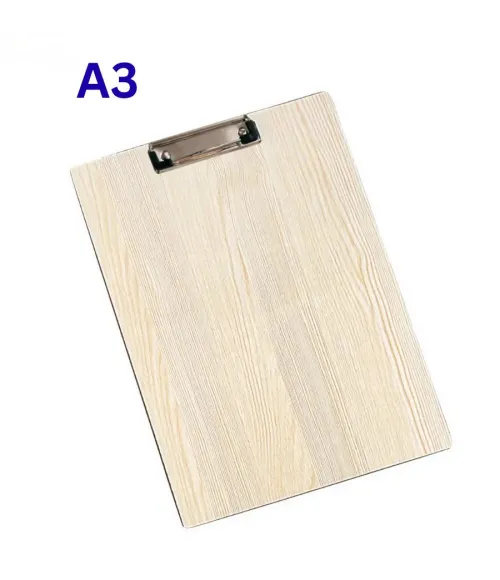 Wooden A3 Classic clipboard, Conference Clipboard, Multi-Function Art Drawing Board