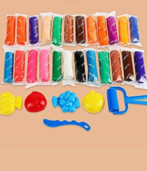 Deli 24-color Student Modeling Clay Set