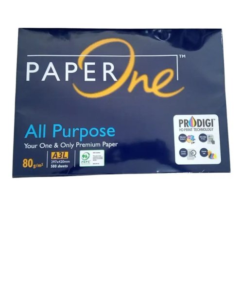 PaperOne™ All Purpose Premium Copy Paper, 80 GSM, A3 Size, 500 sheets ream