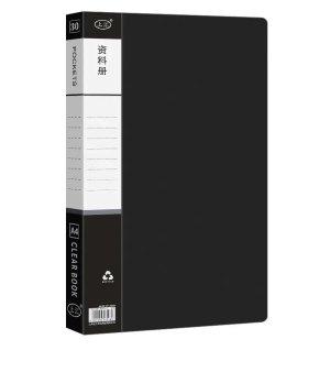 A4 folder, transparent insert booklet, document organizer, file folder