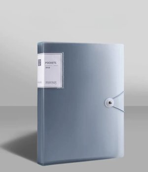 File Folders A4 Color Transparent Folder Document Large Capacity Dustproof Waterproof File Organizer