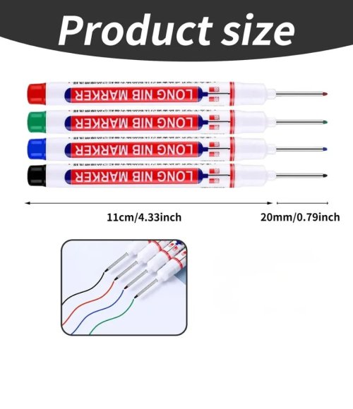Long Nib Marker Deep Hole Pen 20mm