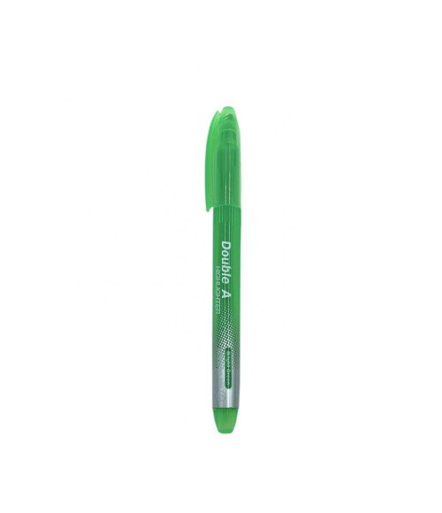 Double A  DHL-110-BG Highlighter Bright Green Color