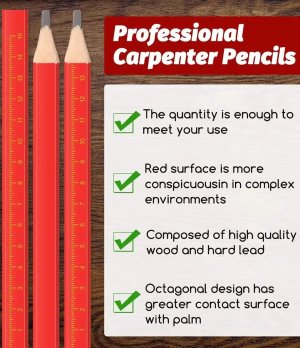 Carpenters Pencil Construction Pencils