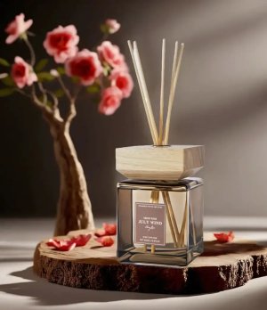 500ml flameless aromatherapy diffuser for hotel bathrooms and home Reed Diffuser