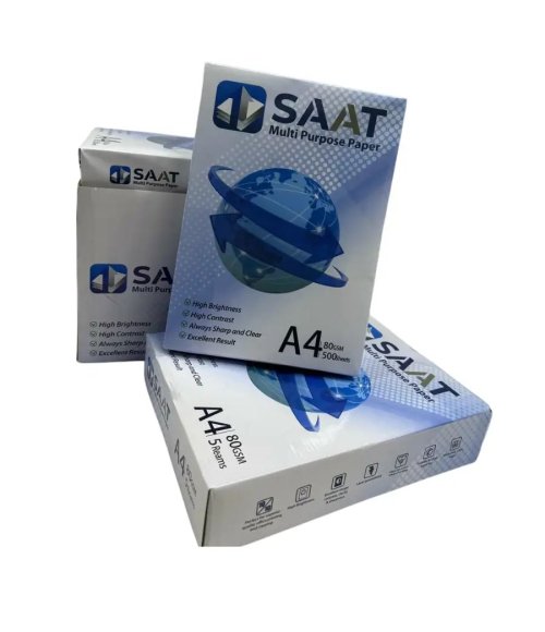 SAAT multi-purpose copy paper A4 80 gsm A4 copier paper (500 sheets/ream)