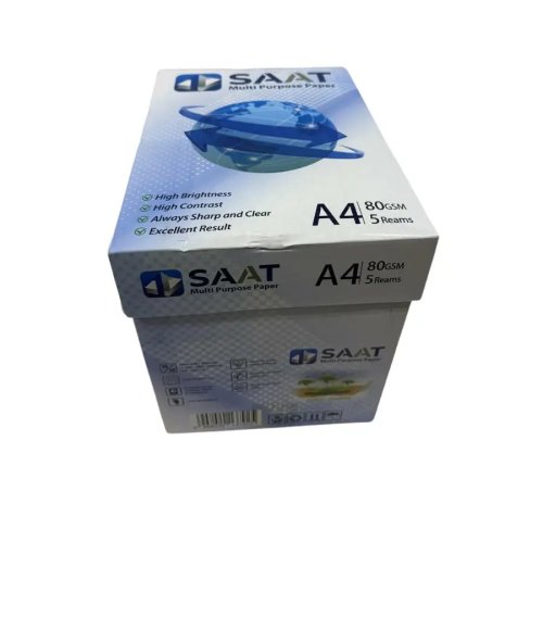 SAAT multi-purpose copy paper A4 80 gsm A4 copier paper (500 sheets/ream)