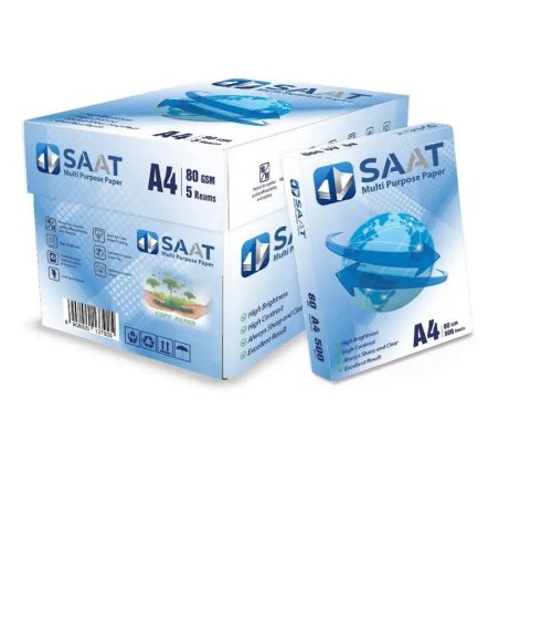 SAAT multi-purpose copy paper A4 80 gsm A4 copier paper (500 sheets/ream)