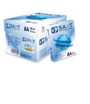 SAAT multi-purpose copy paper A4 80 gsm A4 copier paper (500 sheets/ream)