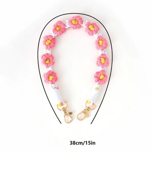 Hand-woven Water Bottle Handle Strap, Silicone Elastic Cup Ring Sling