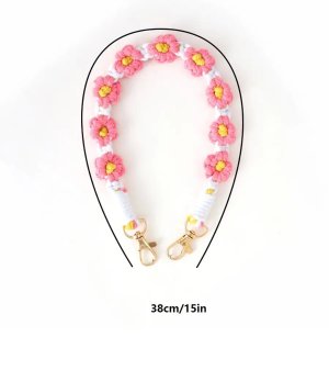 Hand-woven Water Bottle Handle Strap, Silicone Elastic Cup Ring Sling