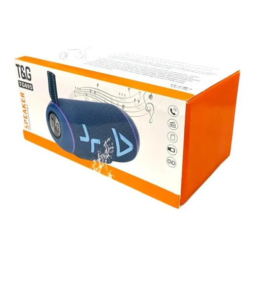 T&G TG-695 Wireless BT Woofer Speaker Outdoor Portable Portable Fabric Art Subwoofer